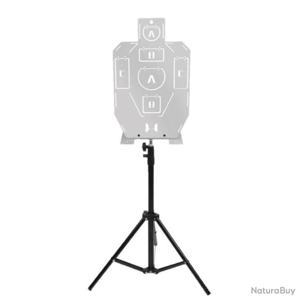 CIBLE SILHOUETTE SUR PIED METALLIQUE