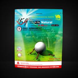 BILLES BIO 0.28G BLANCHES EN SACHET DE 1KG