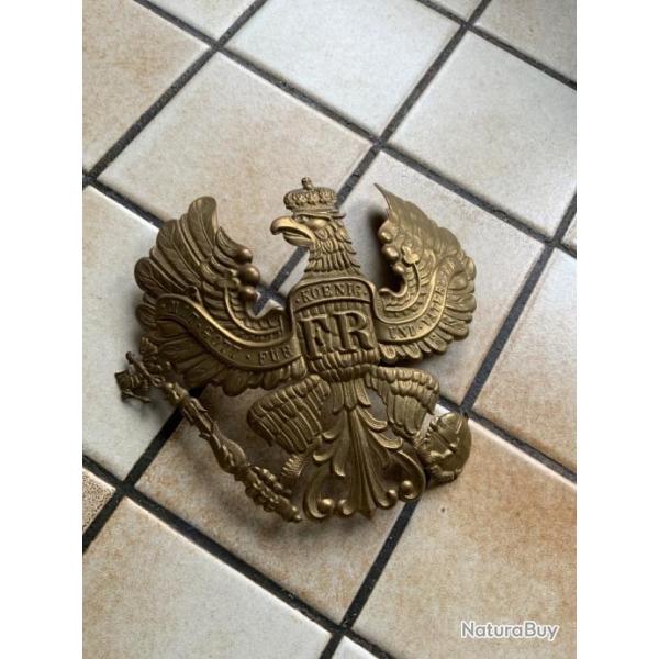 Plaque de casque � pointe mle 1895 prussienne