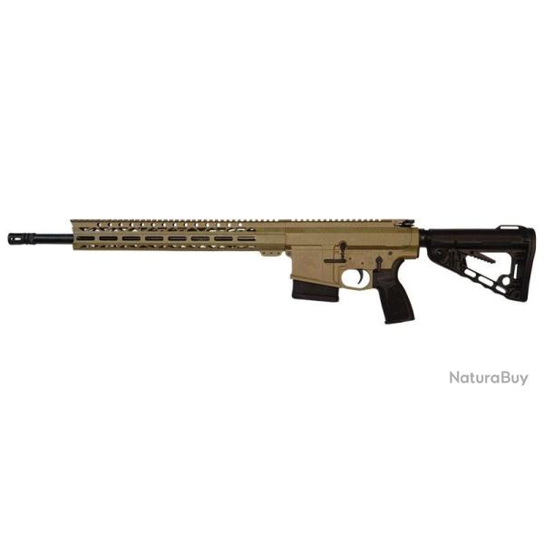 Carabine semi automatique LIVE FREE ARMORY LF308 hunter - Cal: 308 Win - Canon lourd 18" - FDE