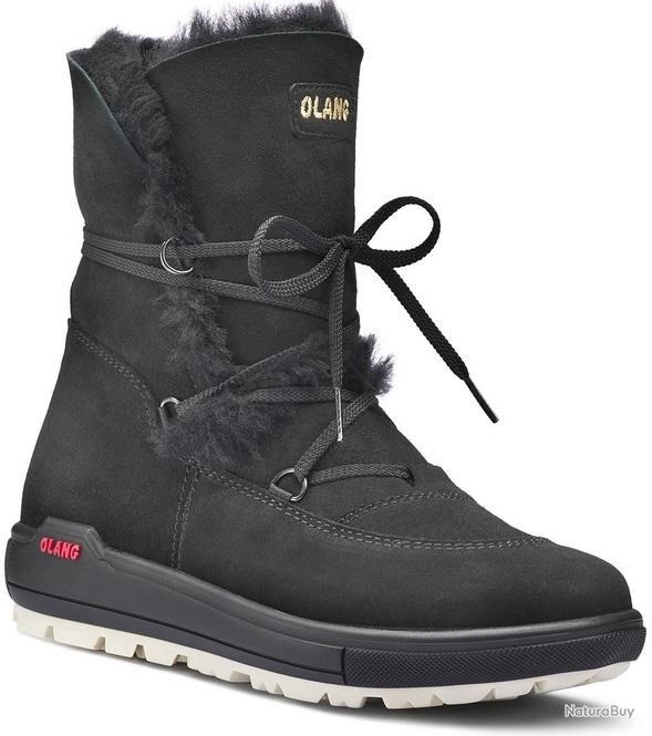 Bottes Femme Kirkland Signature En Peau De Mouton - Taille US 6 (Noir) - Neuves En Boîte