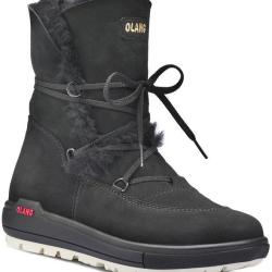 Bottes d hiver en peau de mouton hydrofuge pour femme Olang MAKA noir