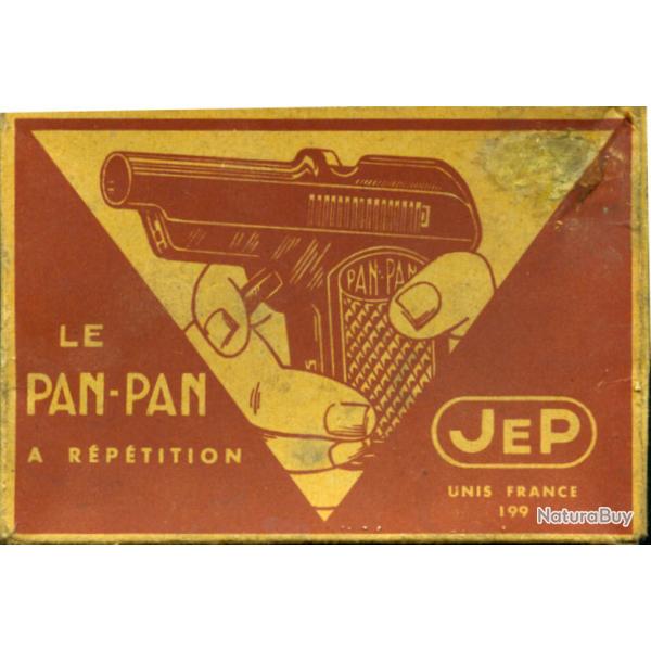 BOTE VIDE POUR PISTOLET JOUET A AMORCES JEP PAN PAN original