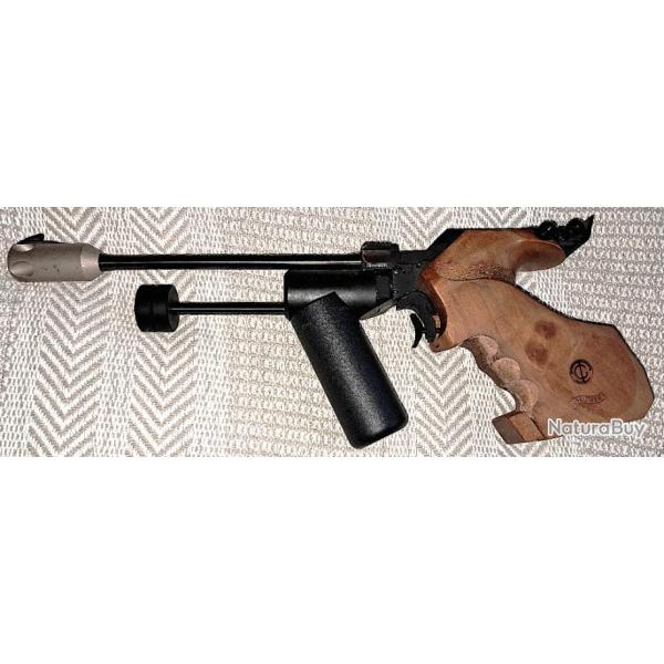 Pistolet comp�tition Walther CPM1 CO2 cal. 4.5mm droitier OU gaucher + mallette + cylindre CO2 12g