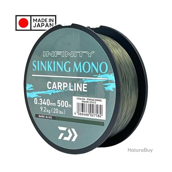Nylon Daiwa Infinity Sinking Mono 500m 0.34mm