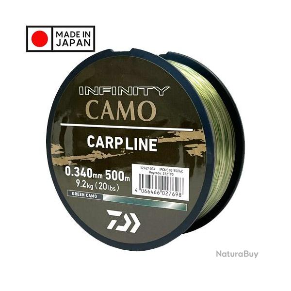 Nylon Daiwa Infinity Green Camo 500m 0.34mm