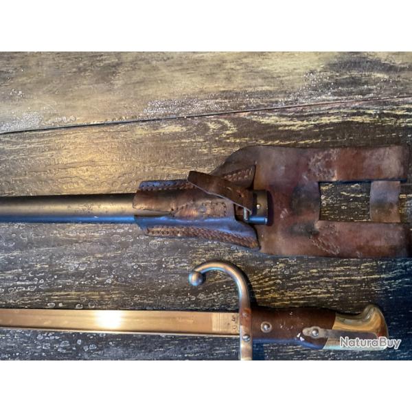 Ba�onnette GRAS Mod.1874  Manufacture St Etienne 1883 avec Fourreau d'origine