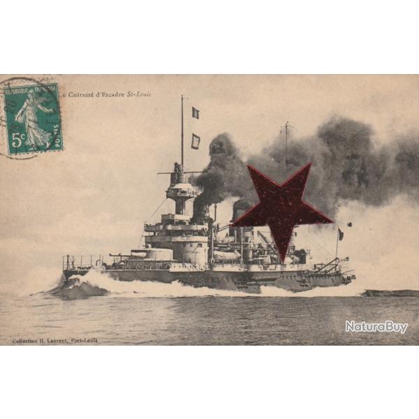 CPA - Marine Militaire Fran�aise Saint Louis Cuirasse D'escadre N�131