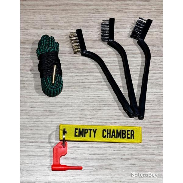 Kit s�curit� et nettoyage armes 22Lr