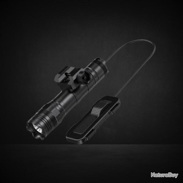Lampe Tactique Skywoods Tactical Orghini L70192 - 1250 Lumens avec Montage Rail Picatinny