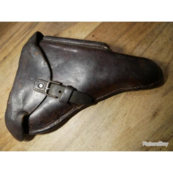 Rare �tui de LUGER Finlandais avec marquage SA