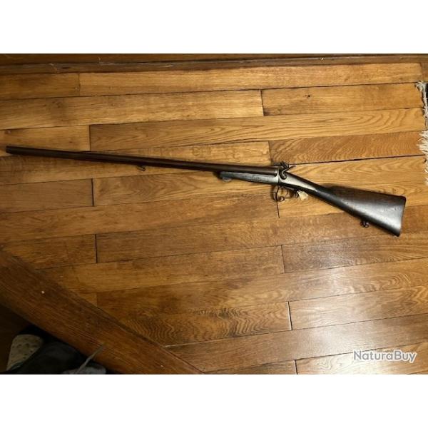 St Etienne Roux - systme Lefaucheux - Juxta chien et Percussion  broche cal 16/12 POUDRE NOIRE