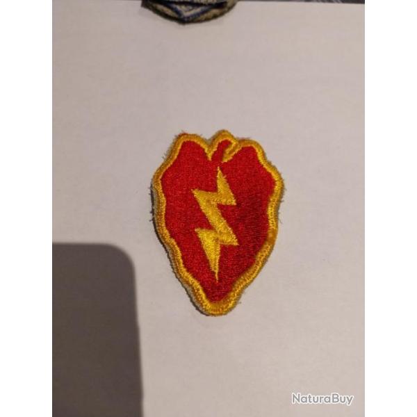 Patch arm�e us 25th INFANTRY DIVISION ww2ORIGINAL 1