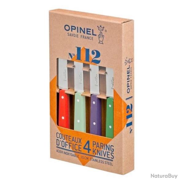 Coffret Opinel 4 couteaux office inox N�112 (couleurs paysage) [Opinel]