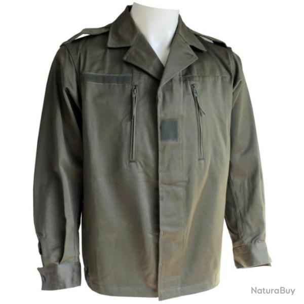 Veste treillis F2 kaki unie -OD arme francaise originale