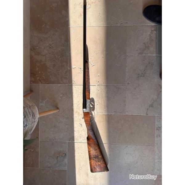 Chapuis artisan RGP gaucher 12/76. Bascule ronde. Sc�nes de chasses b�casses. Gaucher.