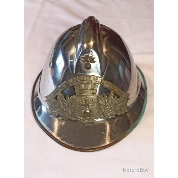 Casque Adrian 33 Sapeur Pompier de BAR sur SEINE