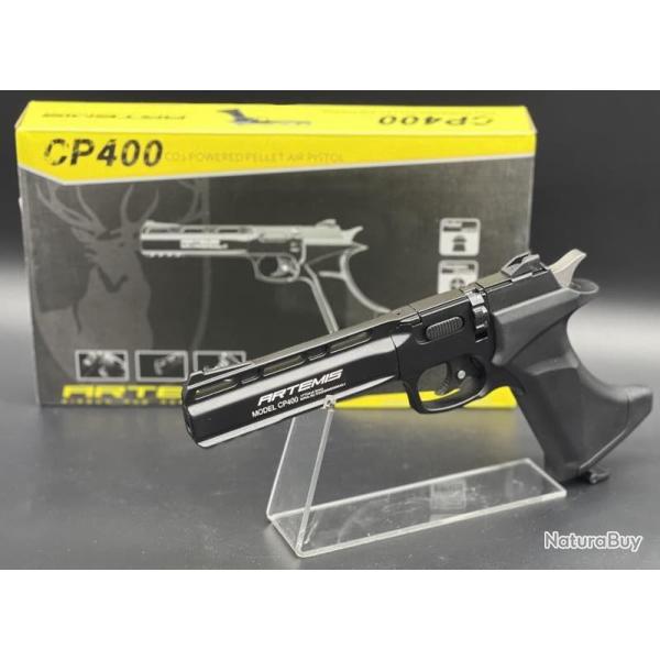 PRECOMMANDE Pack pr�t � tirer Pistolet � plomb Artemis CP400 CO2 3,5 joules (500 Plombs + 5 capsules