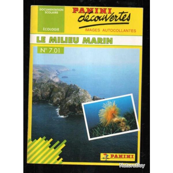 panini d�couvertes le milieu marin  7.01 , faune et flore