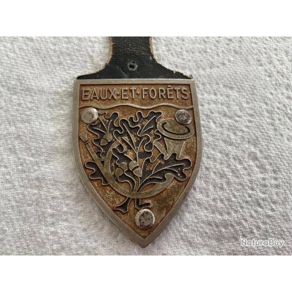Vends ANCIENNE PLAQUE EAUX ET FOR�TS