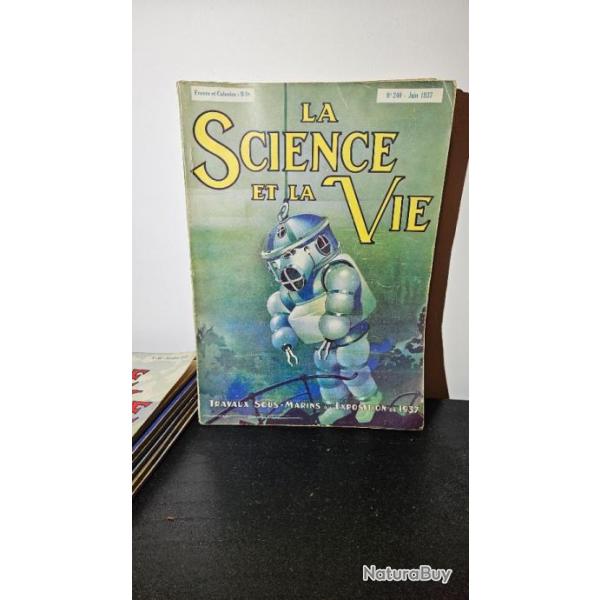 La Science et la Vie | Lot n�235 - 246 ann�e 1937