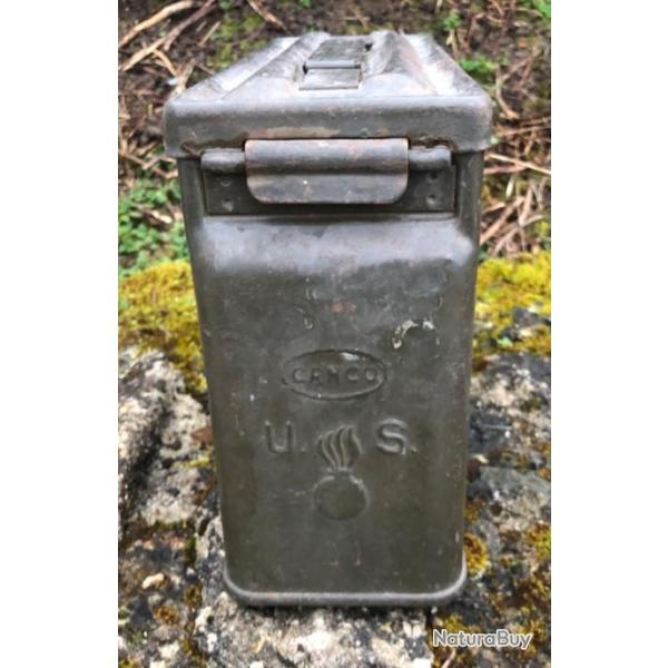 Caisse, bo�te US Army Cal. 30 M1, CANCO   Vide WW2 USA munition