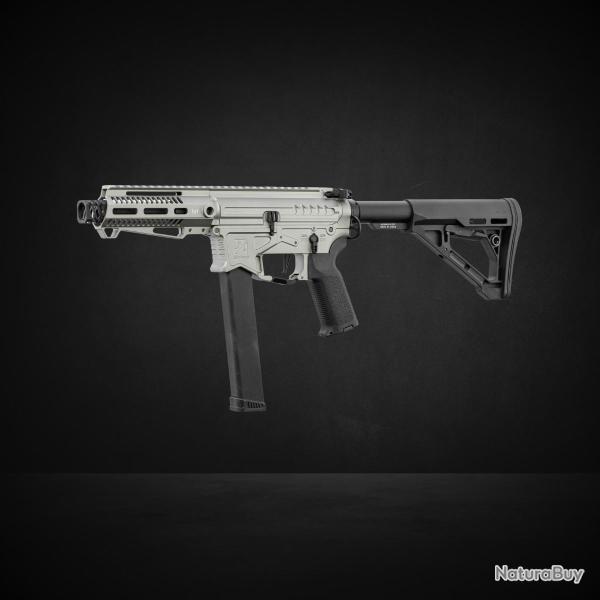 R�plique Zion Arms PW9 Garde main court Chrome