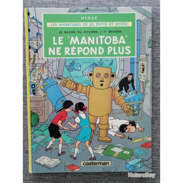 BD Le Manitoba ne r�pond plus, Jo, Zette et Jocko Herg�