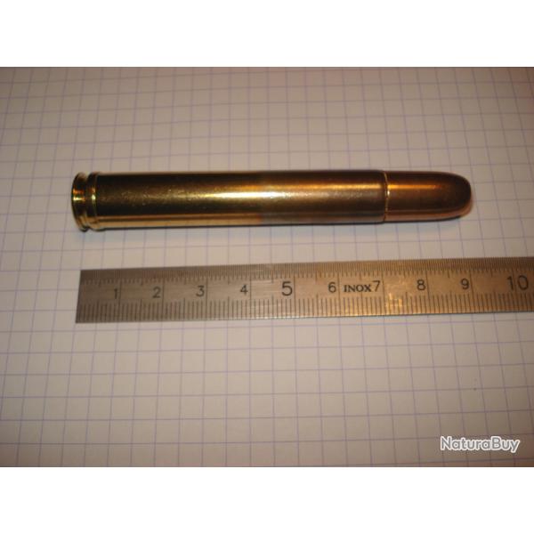 une cartouche de 458 LOTT de marque Hornady ogive blind�e, pour collection, calibre africain