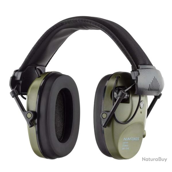 Casque Anti-Bruit Num' Axes Electronique CAS1034 Kaki