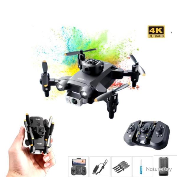 Mini Drone V30 4DRC - Cam�ra 4K HD, FPV RC, �vitement d'Obstacles, H�licopt�re Pro 5 C�t�s 1080P
