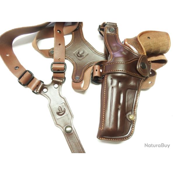 ETUI d'AISSELLE "TRADITIONAL" pour rev 4p (MR73, S&W, Python ....) entreprise artisanale franaise