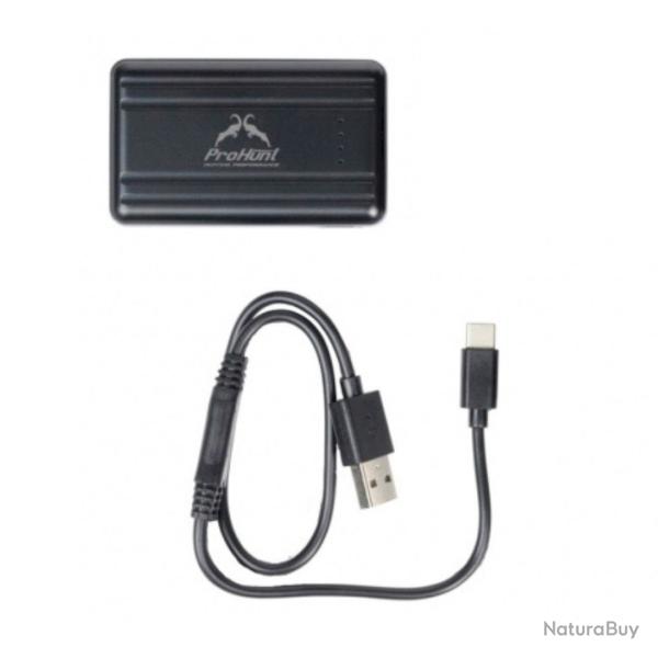 Batterie externe PROHUNT pour chaussettes et gants chauffants 3500mah � l'unit�