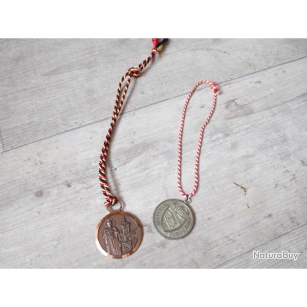 Lot de 2 m�dailles suisses anciennes