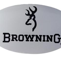 Autocollant Browning noir et blanc