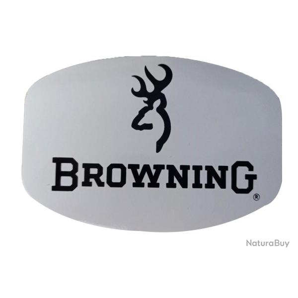 Autocollant Browning noir et blanc