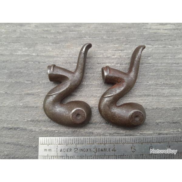 2 chiens gauche identiques pour fusil