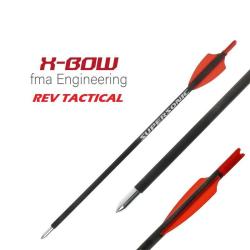 Fl&egrave;ches pour Pistolets Arbal&egrave;te X-Bow FMA Supersonic Tactical - Pack de 10