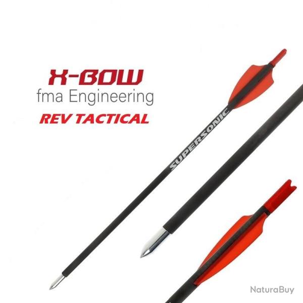 Fl�ches pour Pistolets Arbal�te X-Bow FMA Supersonic Tactical - Pack de 10