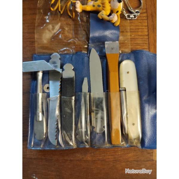 Trousse couteau tool kit vintage allemande