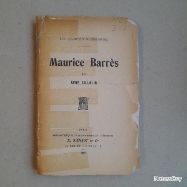 Maurice Barr�s - Les c�l�brit�s d'aujourd'hui. Ren� Gillouin 1907