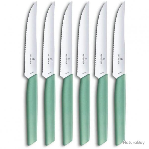 Victorinox 6.9006.12W41 Swiss Modern Couteau � steak 6 Pi�ces