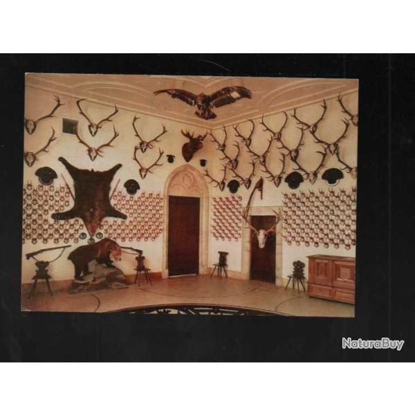 salle des troph�es chateau de sigmaringen allemagne carte postale moderne