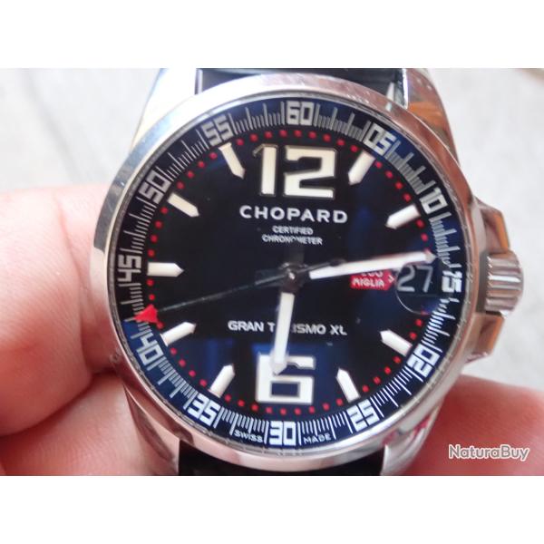 Montre suisse CHOPARD 1000 MIGLIA GT XL. Mouvement transparent. Top pour amateur rallye automobile