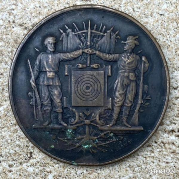 Medaille Prix de Tir Epoque Second Empire-Sign� A.Desaide