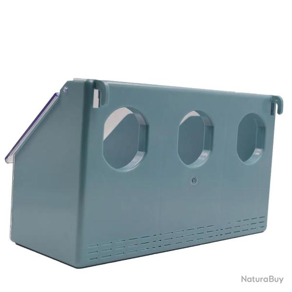 Mangeoire de cage 3 compartiments 14,7 x 25 x 10 cm