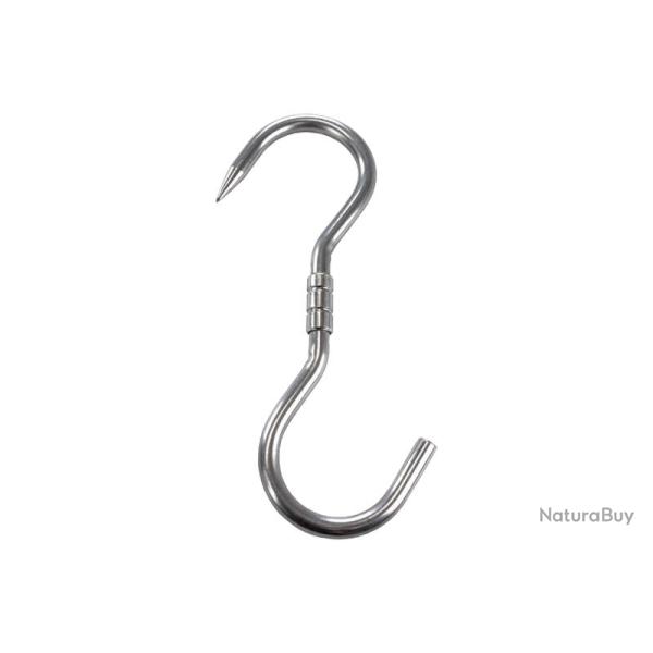Crochet � viande articul� inox 270/12 mm