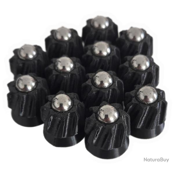 12x Slug bille acier 8mm slug pour HDS 68 T4E Umarex HDS68