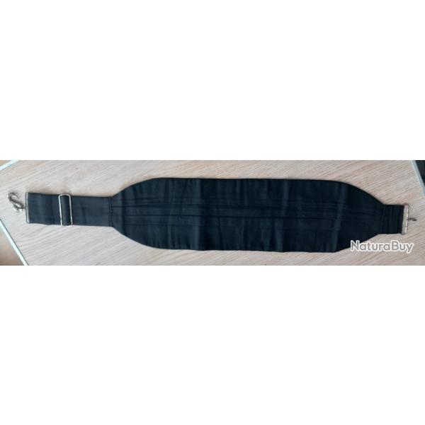 Ceinture de soie noire Marine Nationale d�but XXe s.