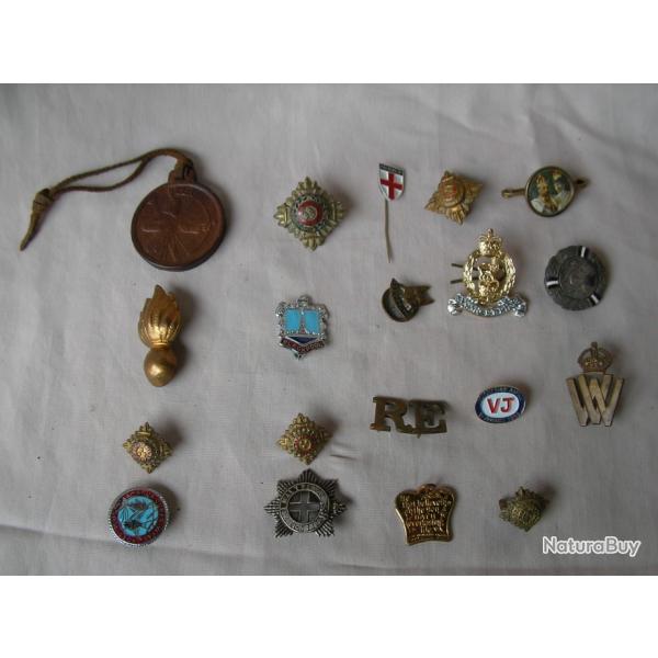 WW1/2/POSTWAR M�DAILLES BROCHES PIN'S CIVILS/MILITAIRES DIVERS PAYS ET �POQUES 1 AU CHOIX  LOT 3